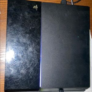 PlayStation 4 with controller